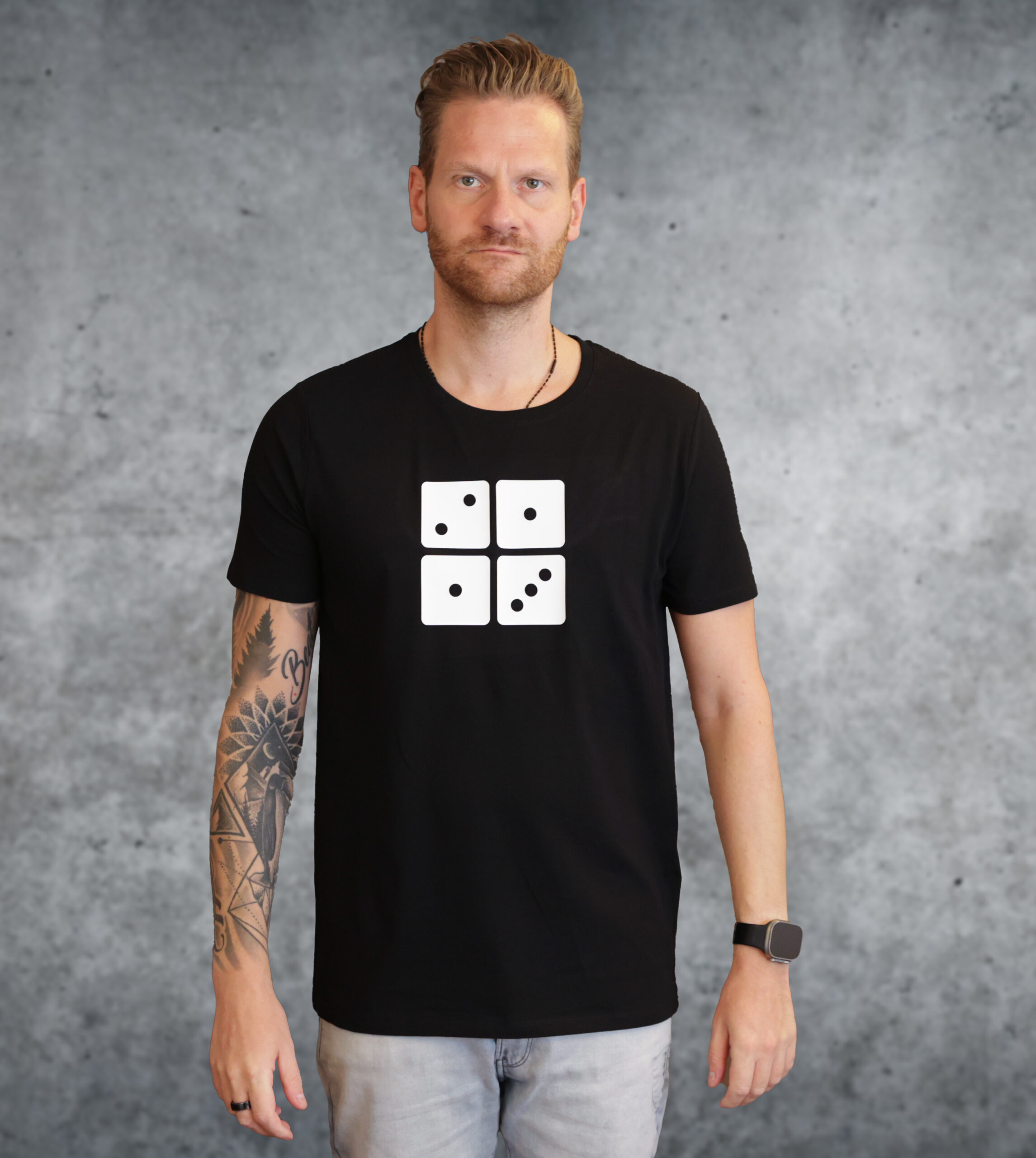 4 dice big T-Shirt 190 GSM – Bild 2