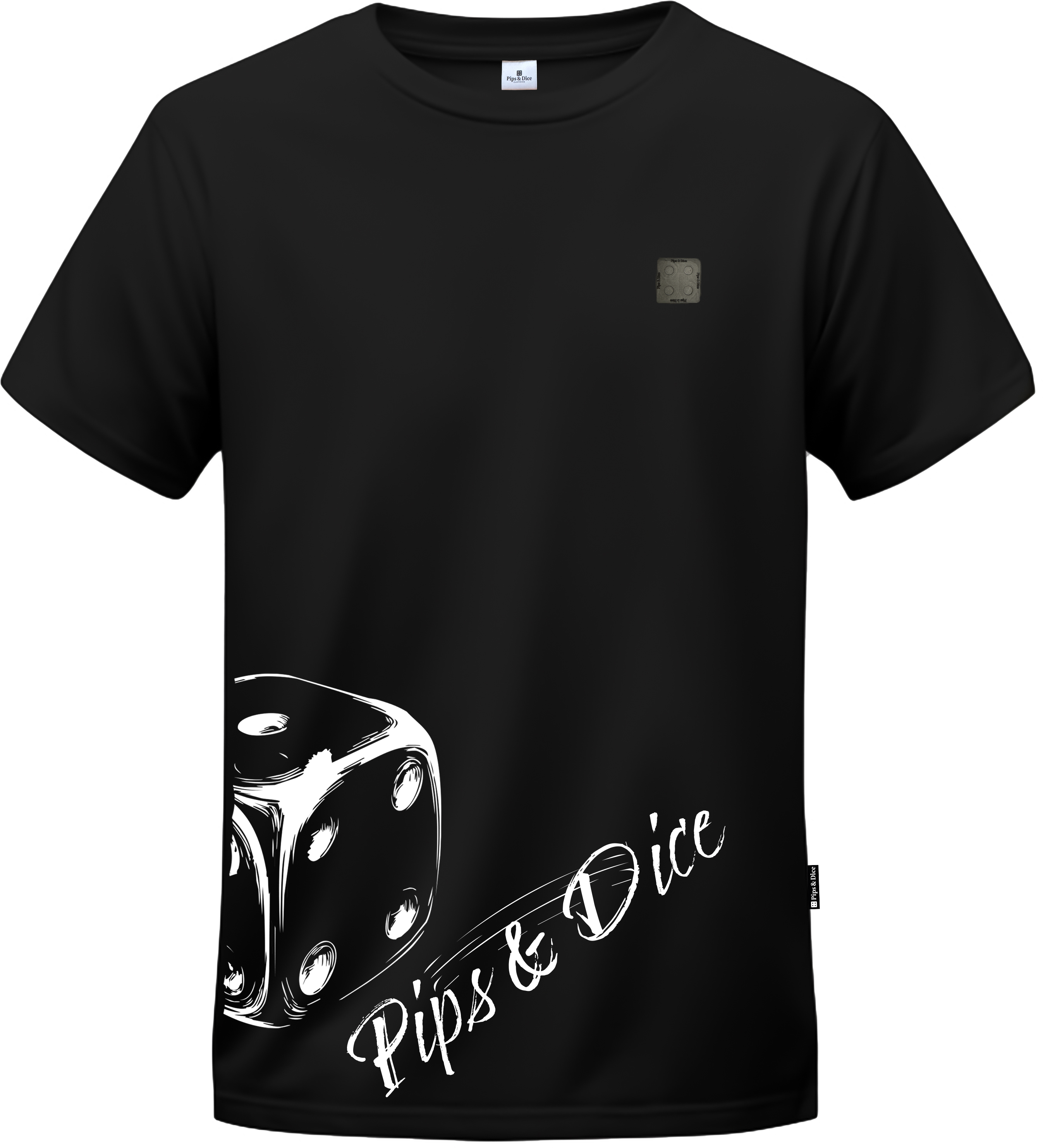 Dice scribble T-Shirt 190 GSM