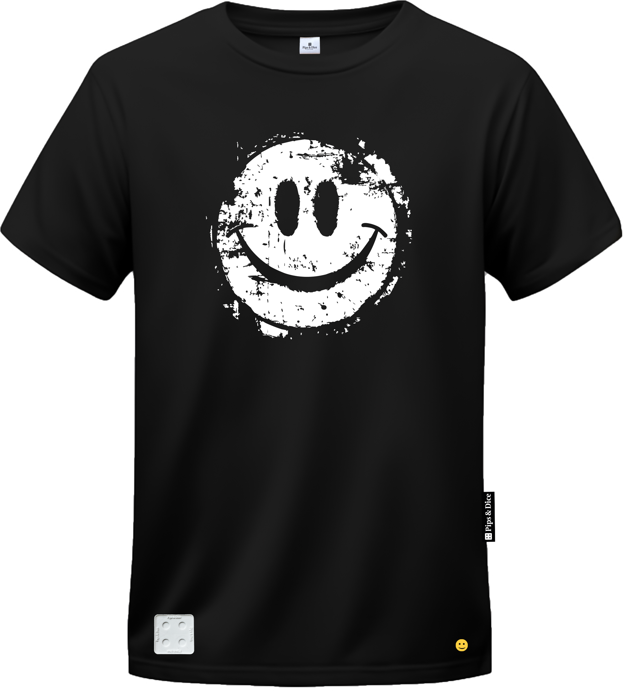 Damaged smiley T-Shirt 190 GSM